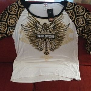 3x Women's Harley Davidson shirt